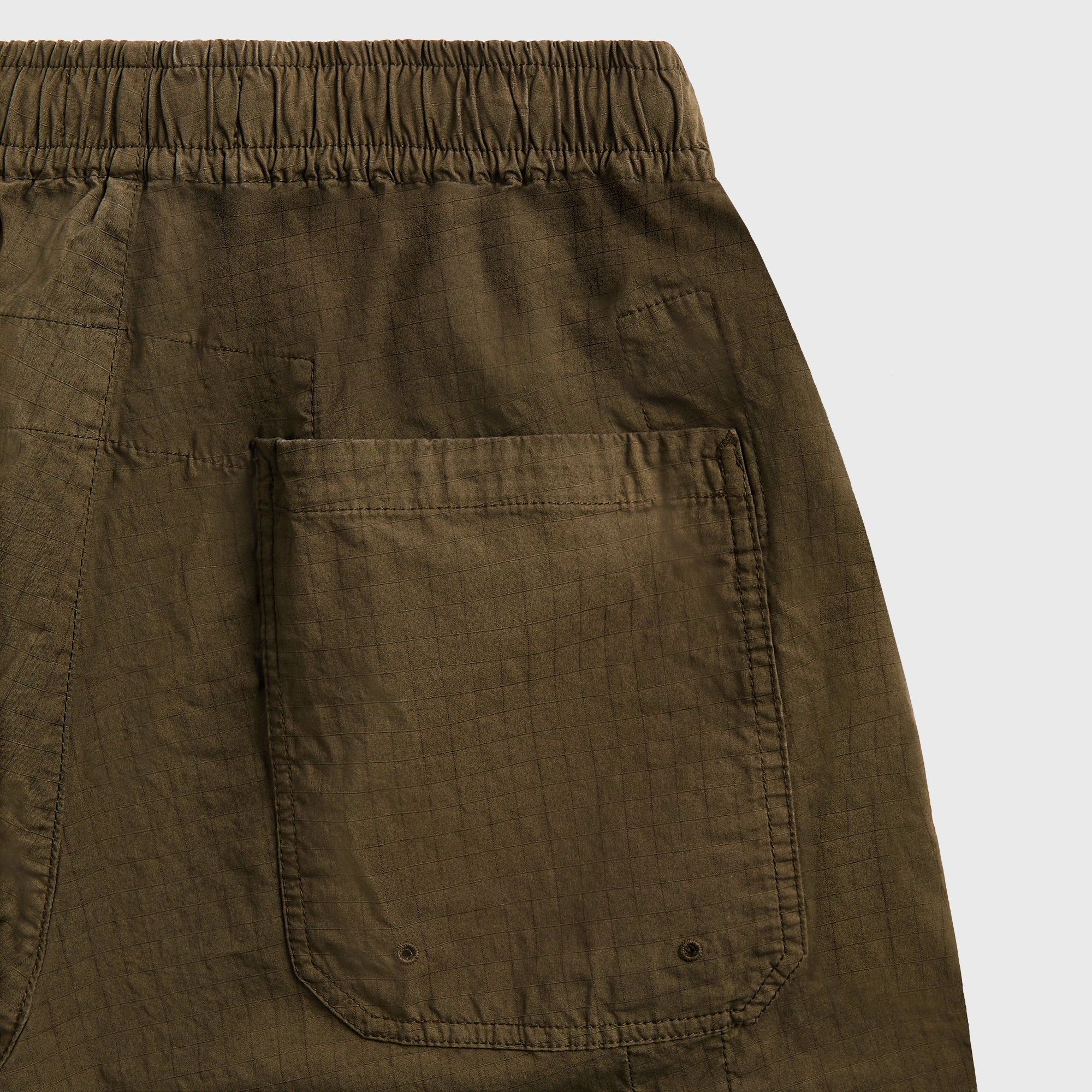 Thermal Regulating Quick Access Pockets Stone Island Mil-Spec Stretch Ripstop-Tc Garment Dyed Cargo Pant - Military Green