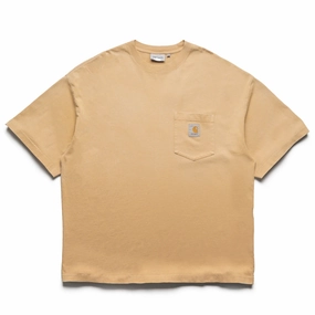 Carhartt WIP Hudson Pocket Tee - Dusty Hamilton Brown RV venue