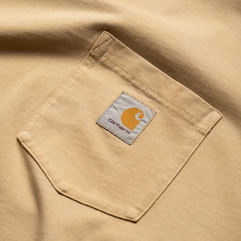 basketball event Carhartt WIP Hudson Pocket Tee - Dusty Hamilton Brown