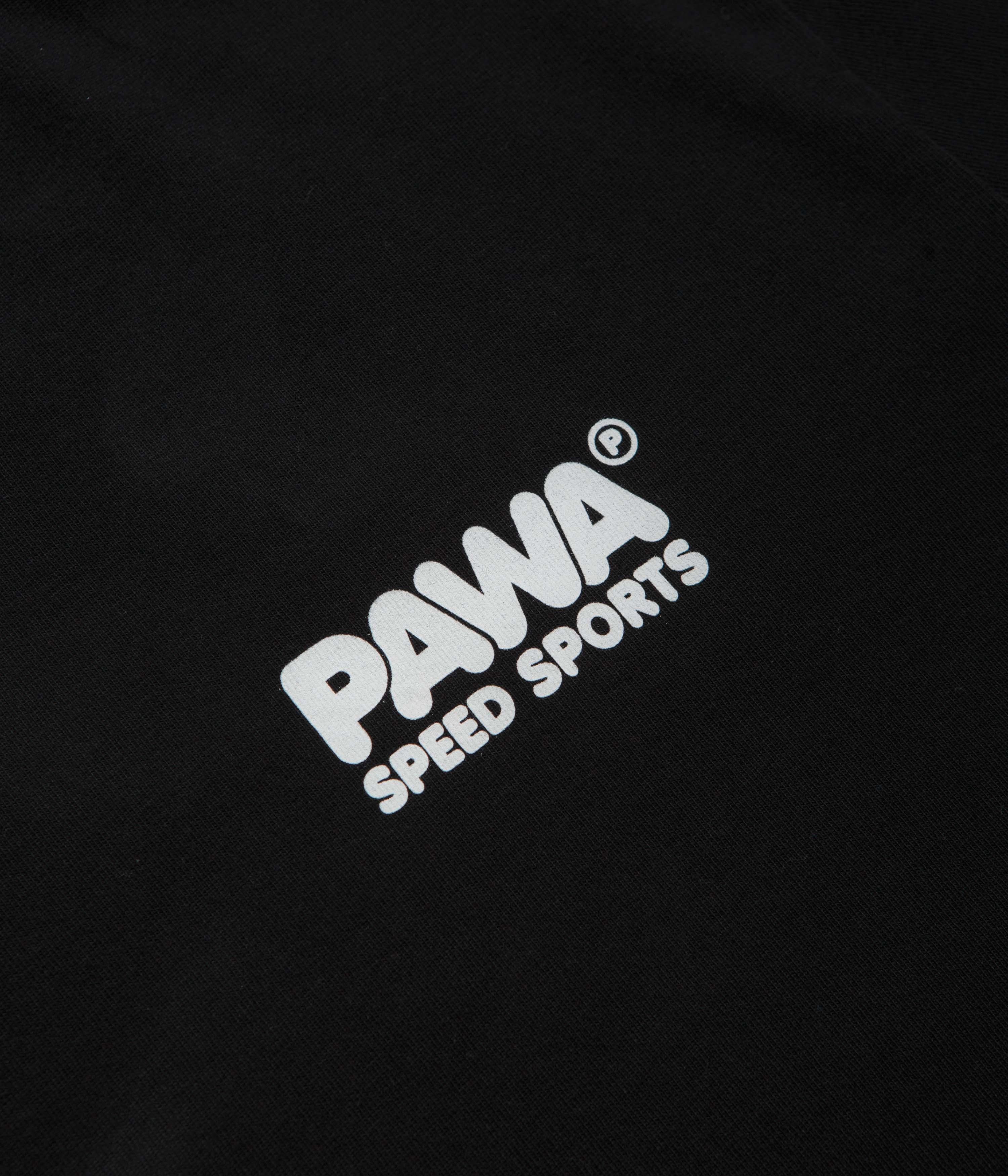 Pawa Speed Sports Burnout T-Shirt - Black Full length surfing event