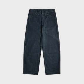 Long Use Lemaire Maxi Workwear Pants - Denim Indigo