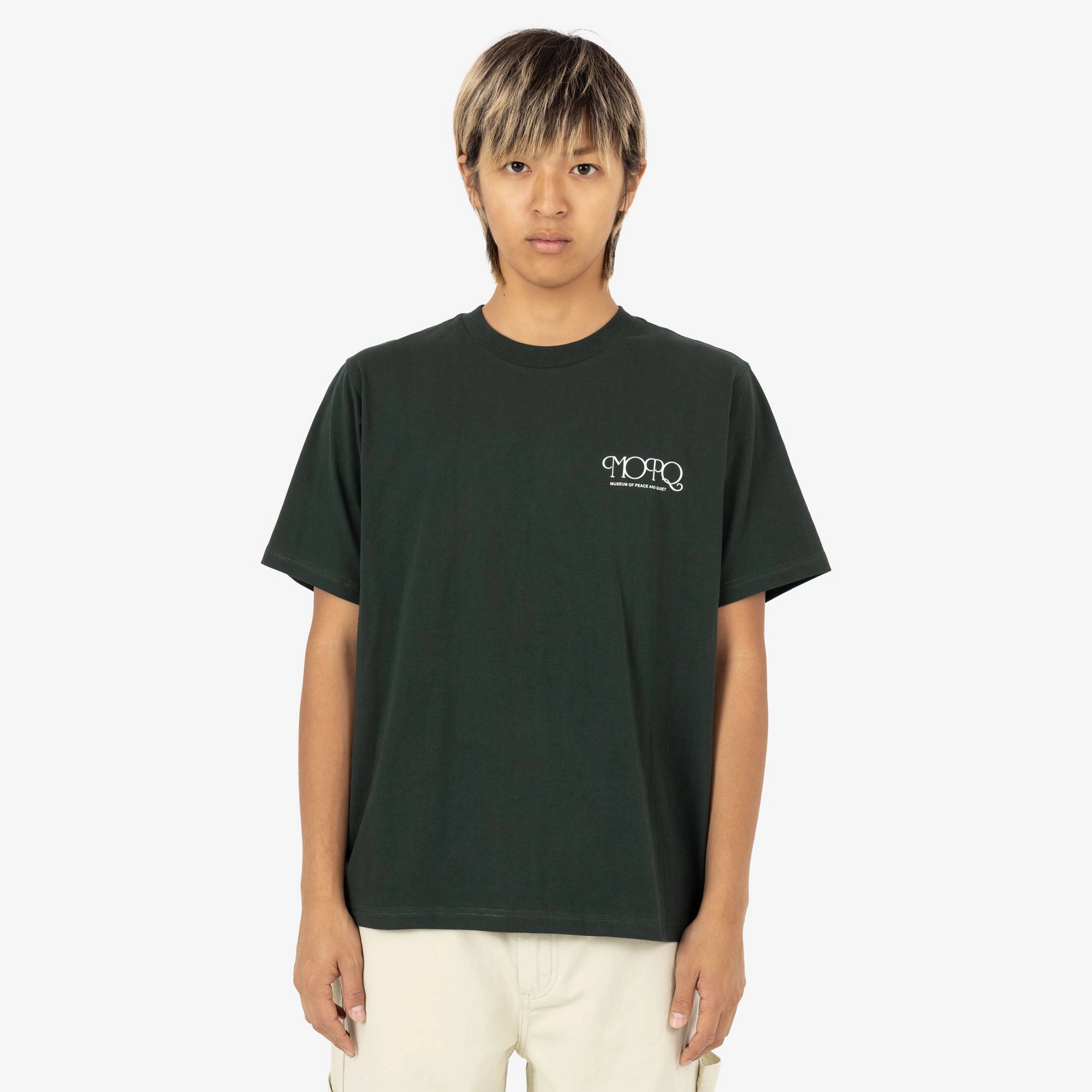 Museum of Peace & Quiet Free Hand T-shirt / Pine Colorfastness Unisex