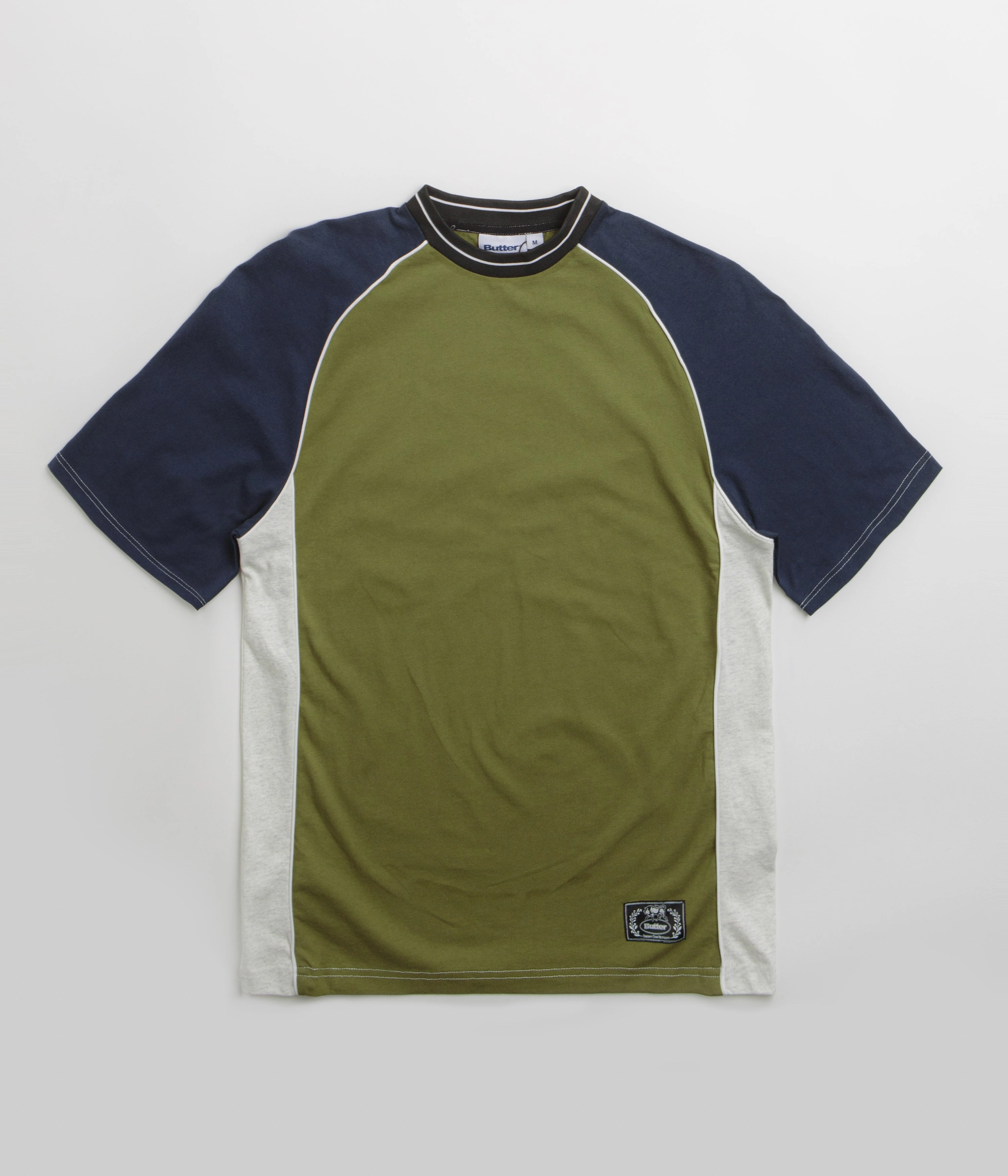 Butter Goods Lap T-Shirt - Moss hostel venue simple design