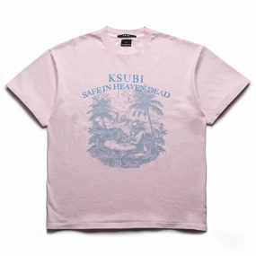 resort venue spa event Ksubi Paradiso Ekcess Tee - Ice Quartz