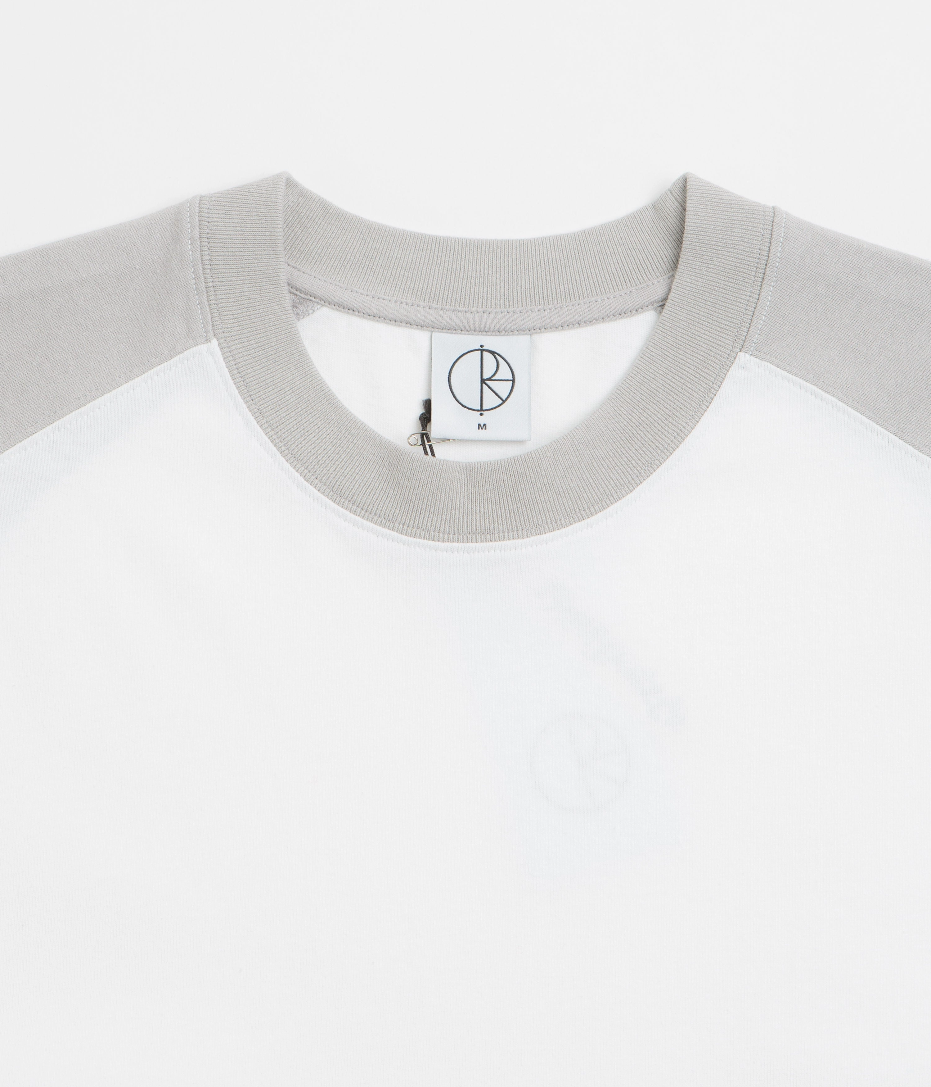 Polar Doe T-Shirt - Silver / White male clothing ruching