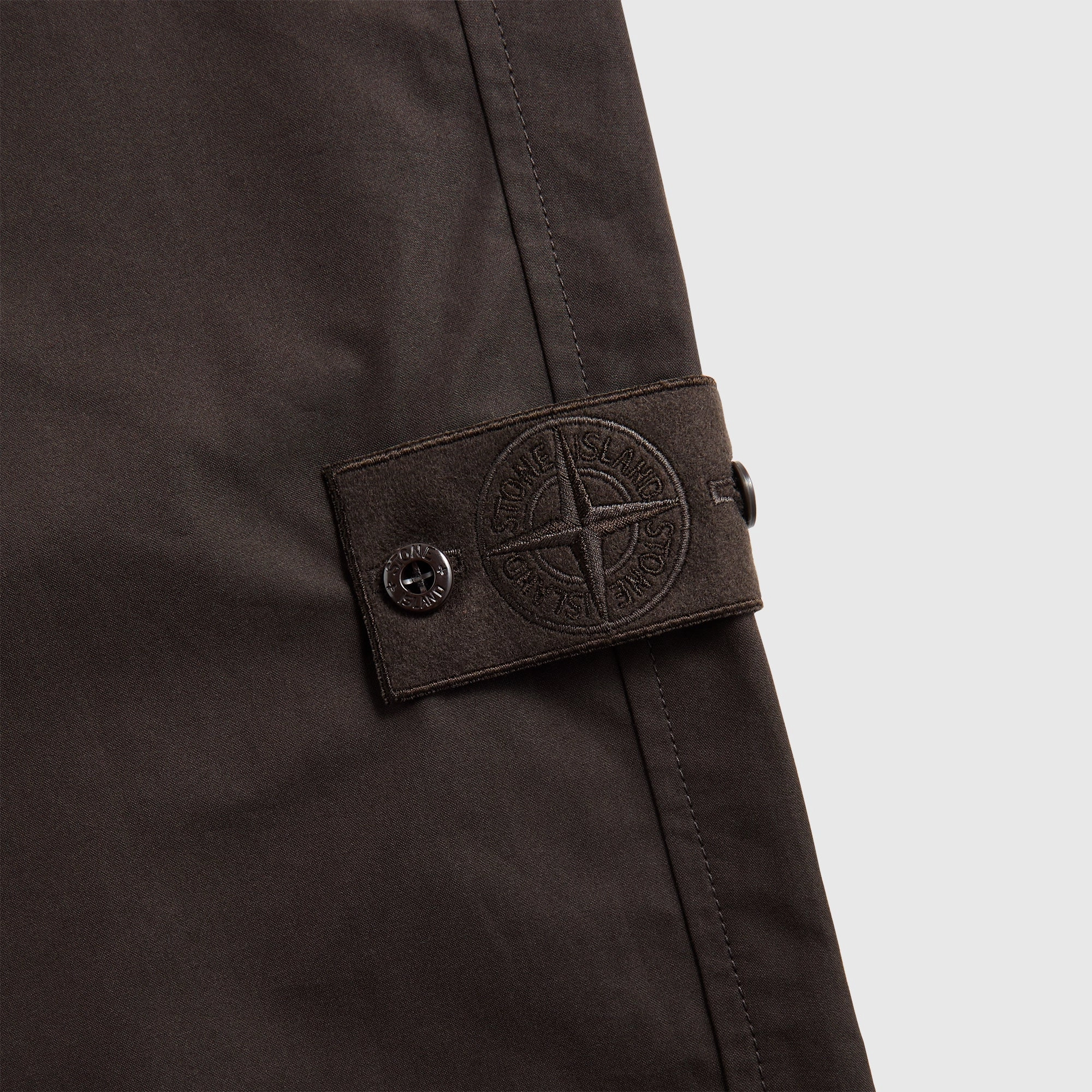 Stone Island Weatherproof Cotton Canvas Cargo Pants - Dark Brown Stylish Fit Unrestricted Movement