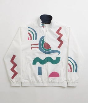 Sombrero Noise Free Movement by Parra Tennis Maybe Track Jacket - White