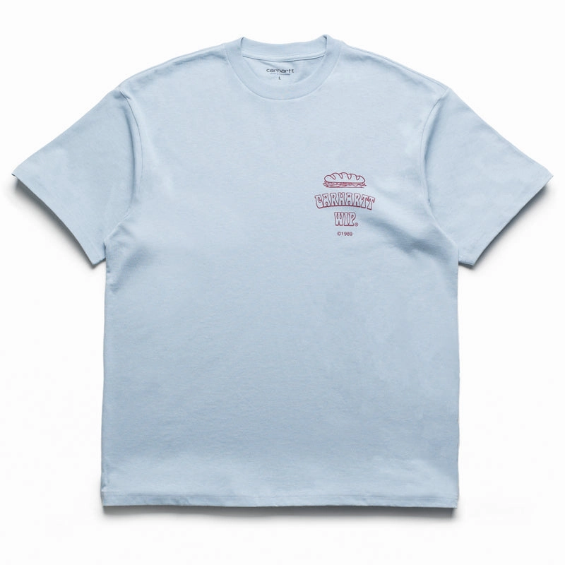 Carhartt WIP Sandwich Tee - Blue Fog plane event