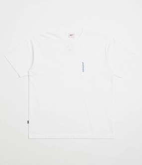 Pasteelo Pocket T-Shirt - White animal hem ethnic prints
