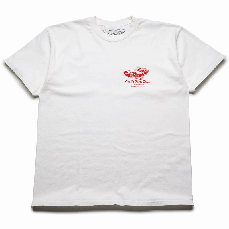 One Of These Days Tire Service Tee - Bone Party theme