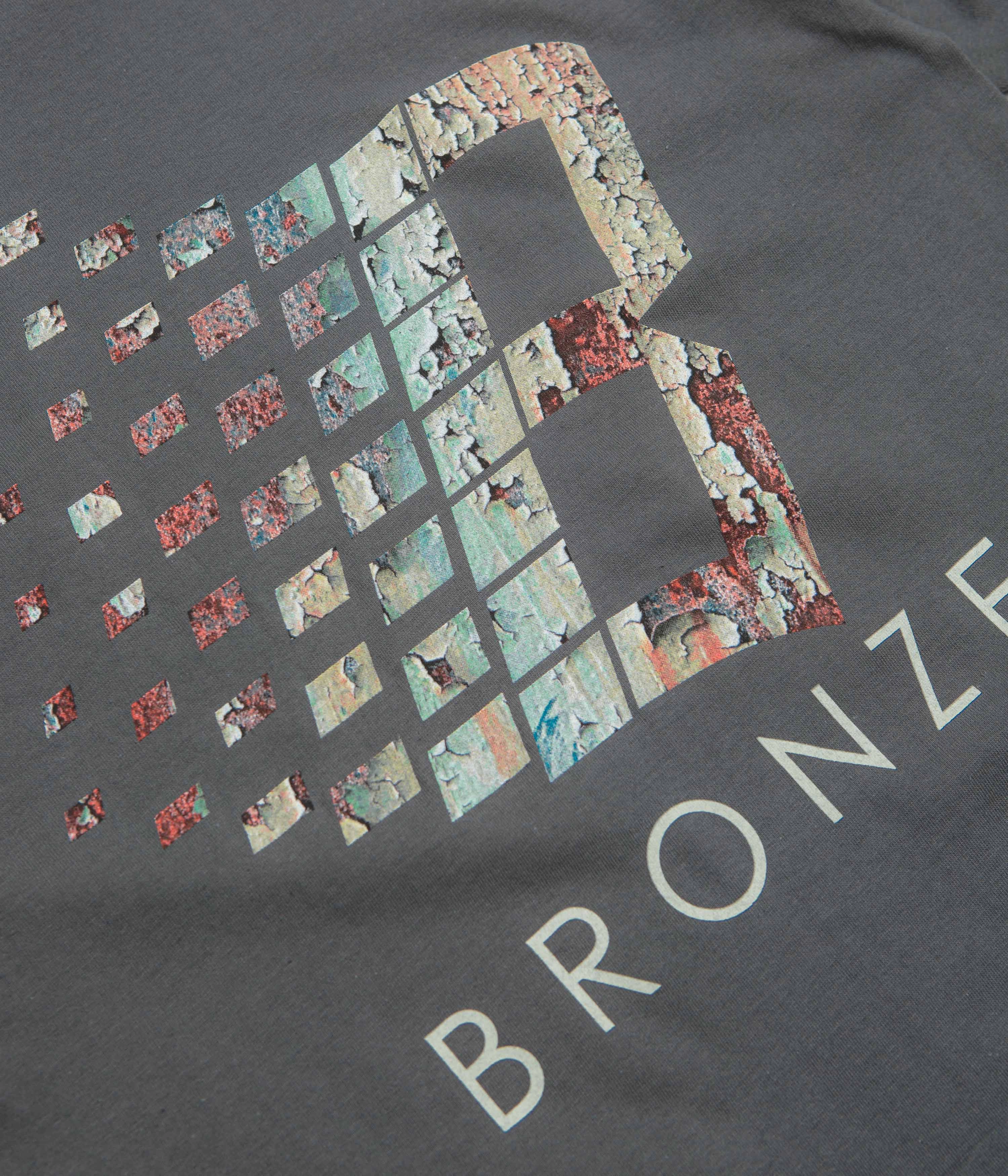 Bronze 56K Rust Logo T-Shirt - Black museum venue Supermarket