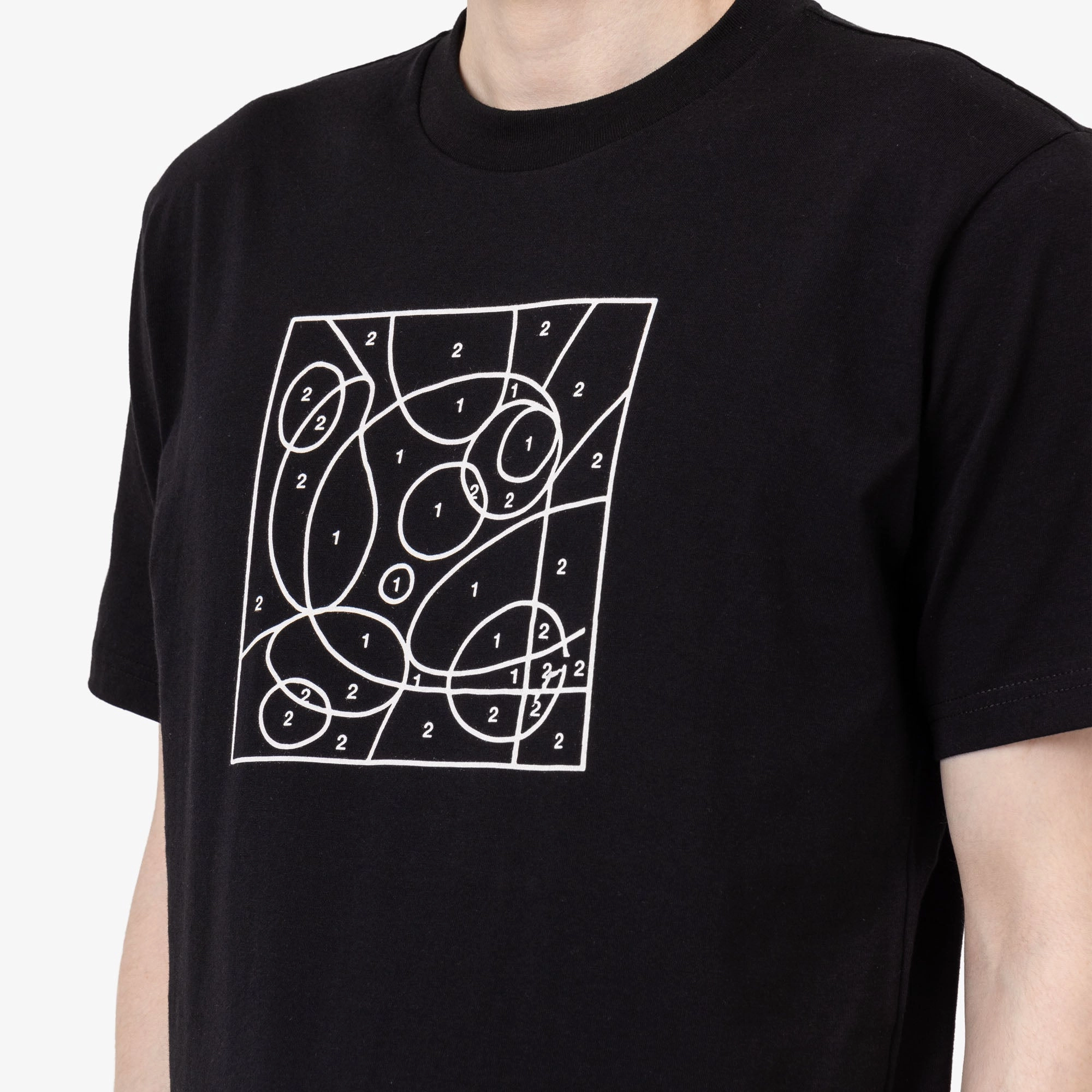 Edgy classicness Carhartt WIP By The Numbers Tee Black