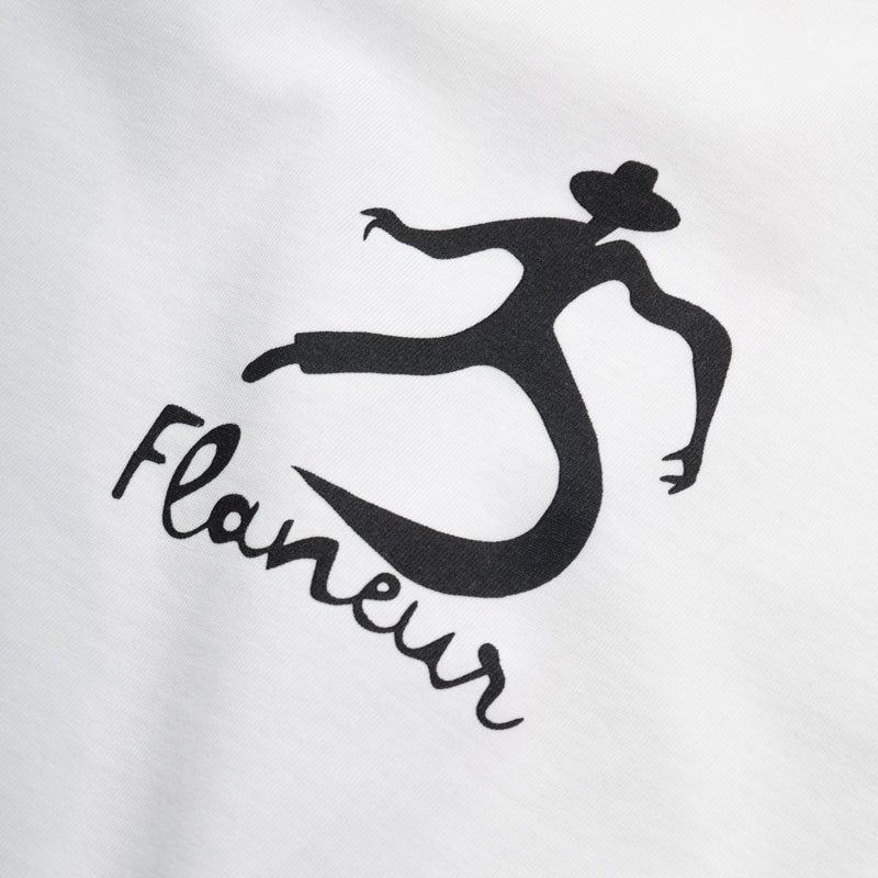 Flaneur Swirl Tee - White Windy day Lace