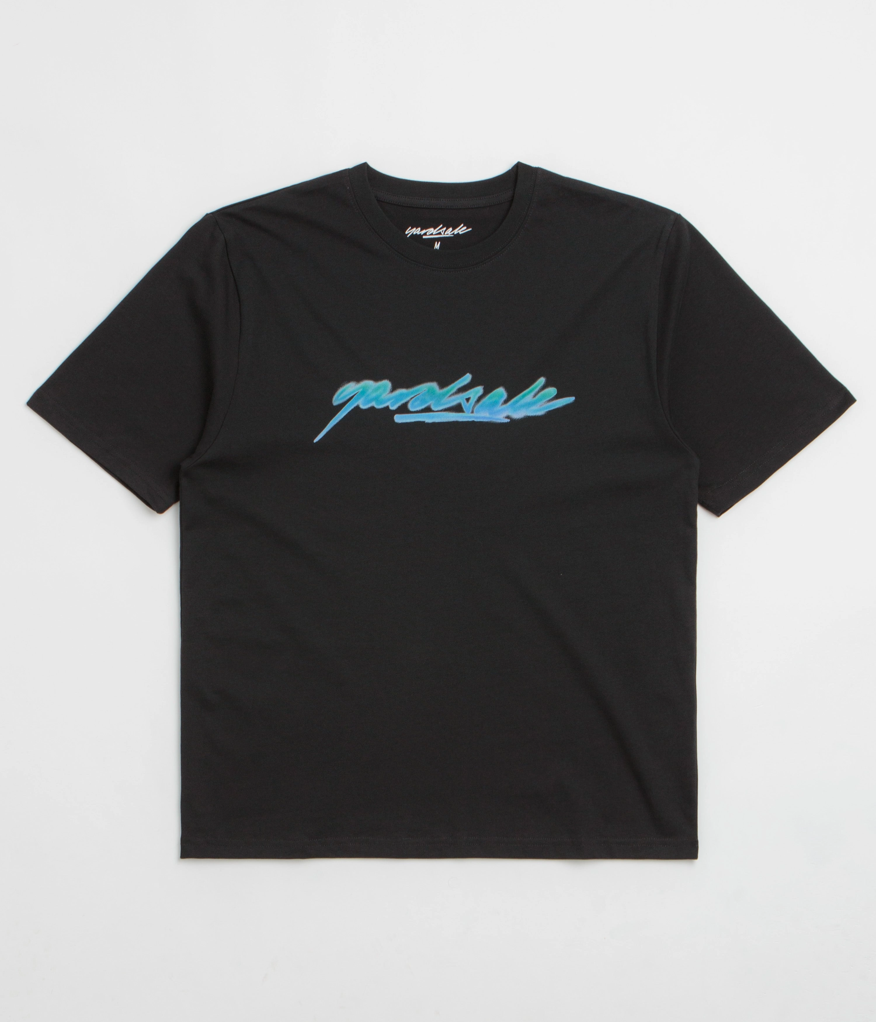 snowboarding event Yardsale Script Spray T-Shirt - Black