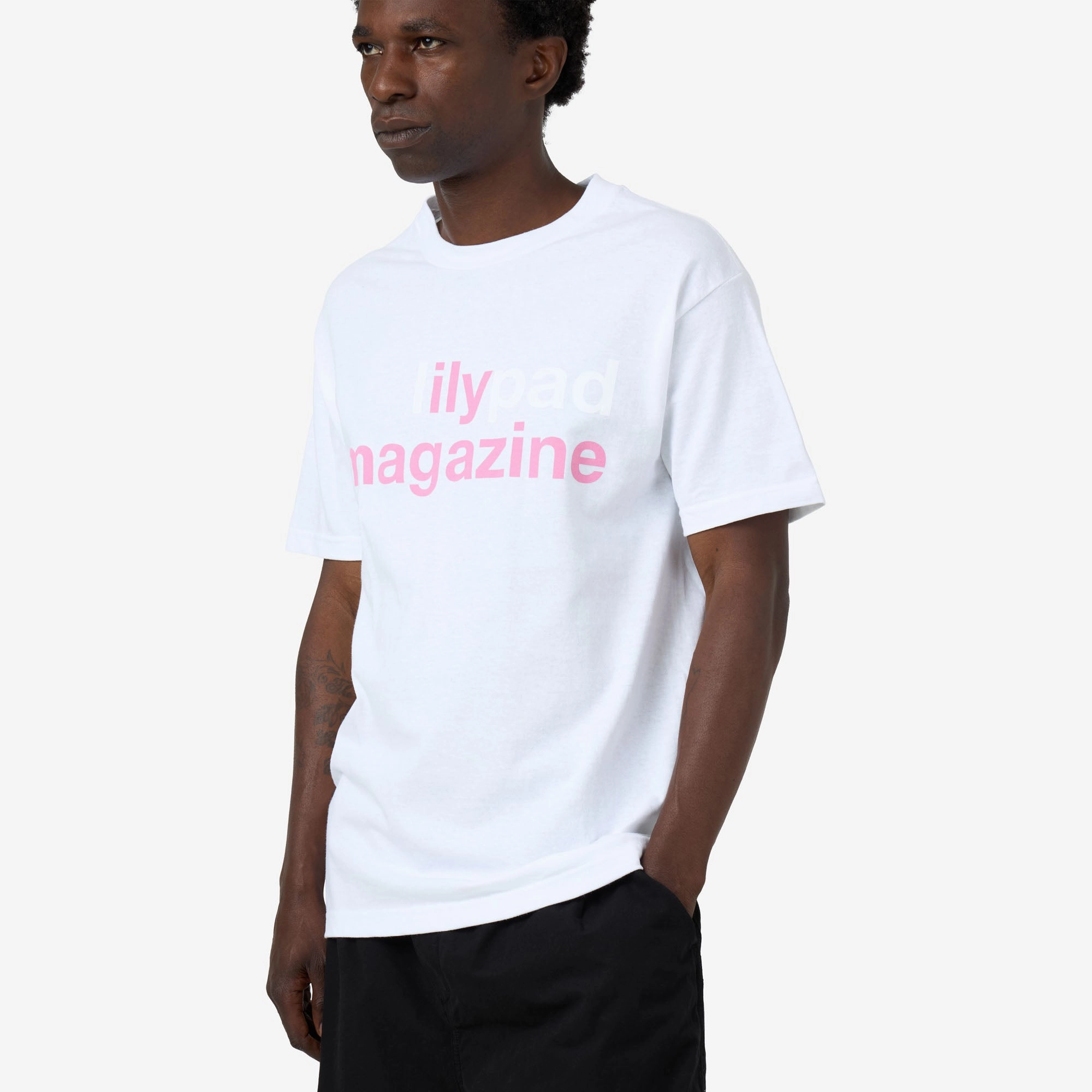 Lilypad Ily T-Shirt / White short size Bridesmaid outfit