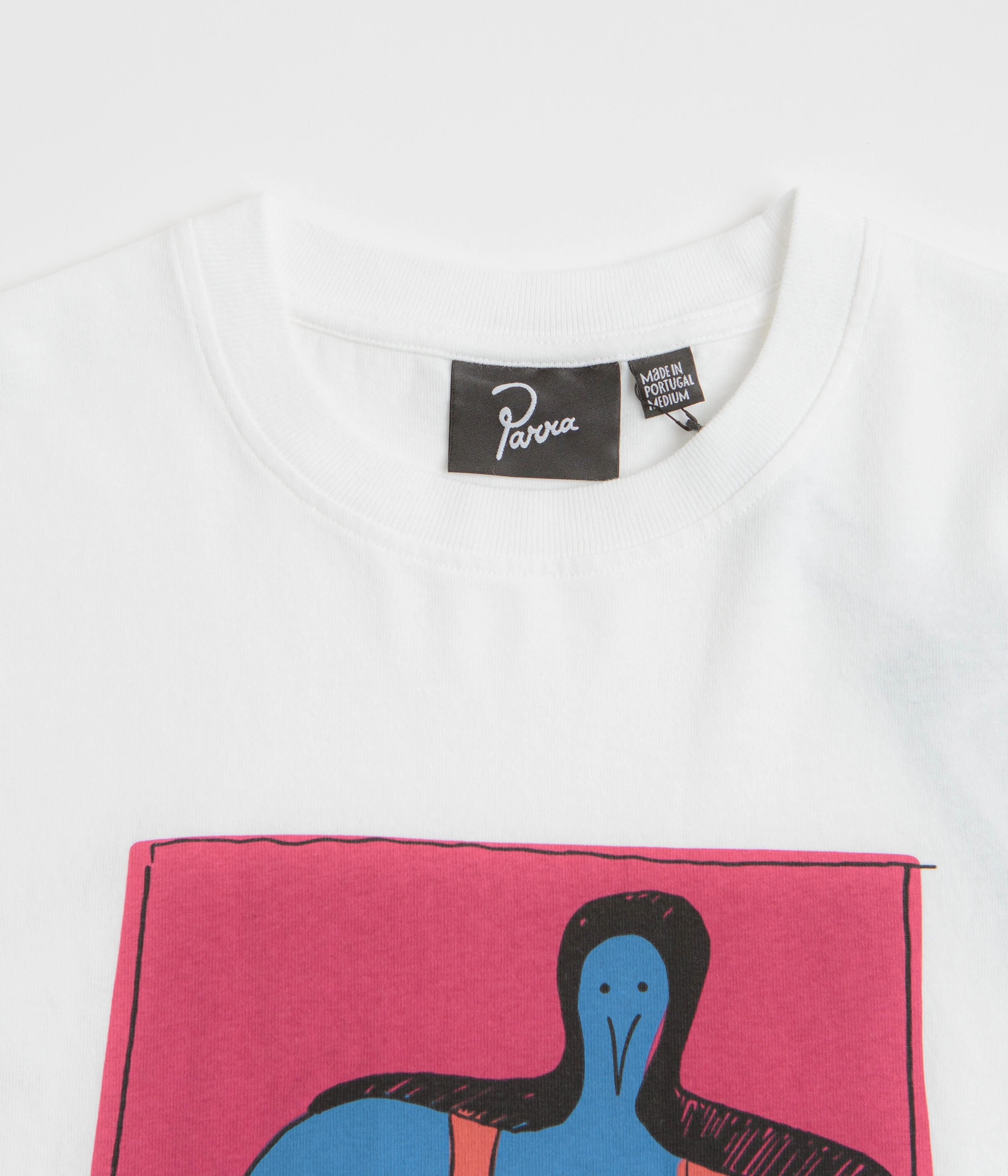 by Parra No Books T-Shirt - White Lightweight Material Cultural Event