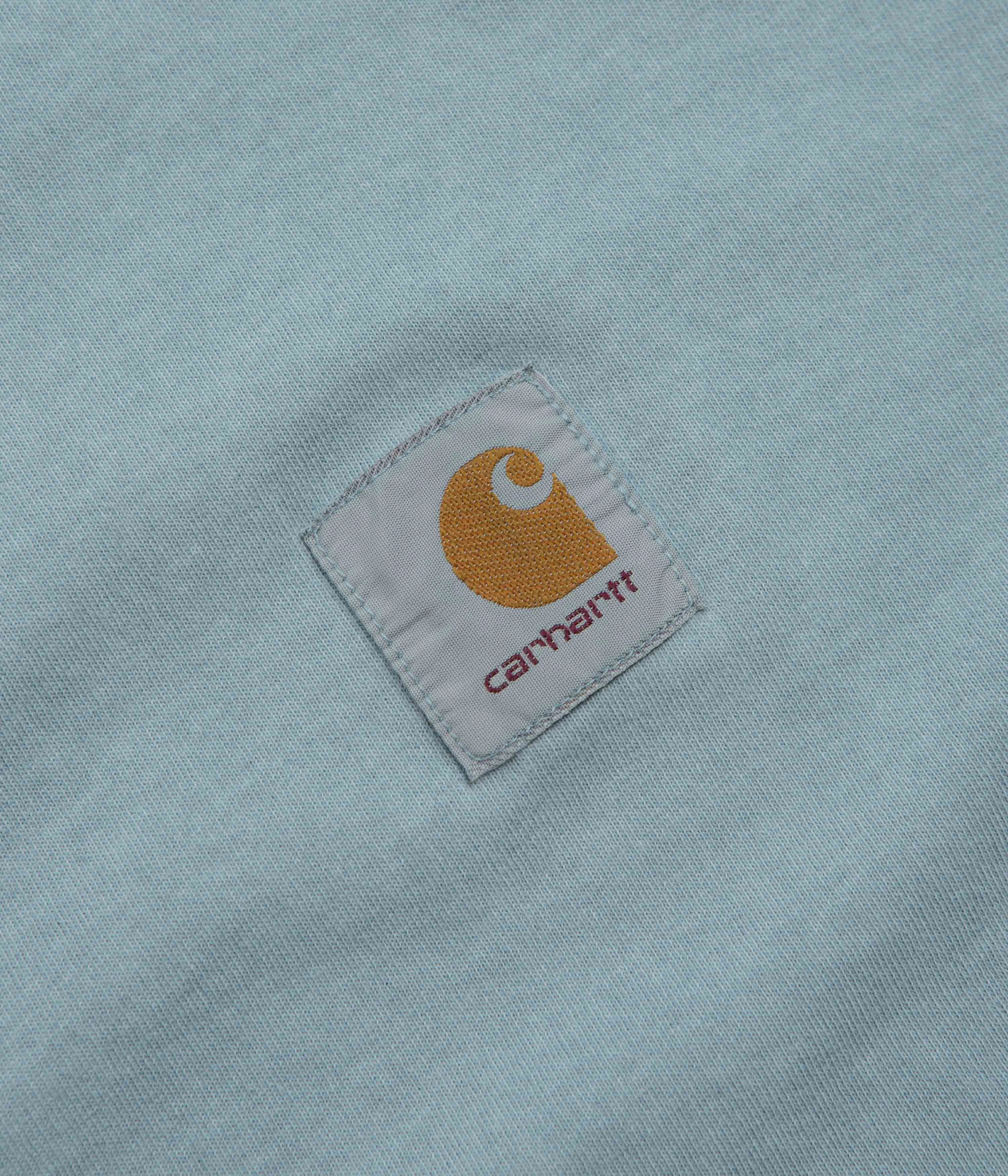 Maxi length Carhartt Nelson T-Shirt - Clay Blue