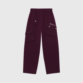 Ganni Future Twill Suiting Elasticated Pants - Port Royal Sporty Vibe Light Coverage