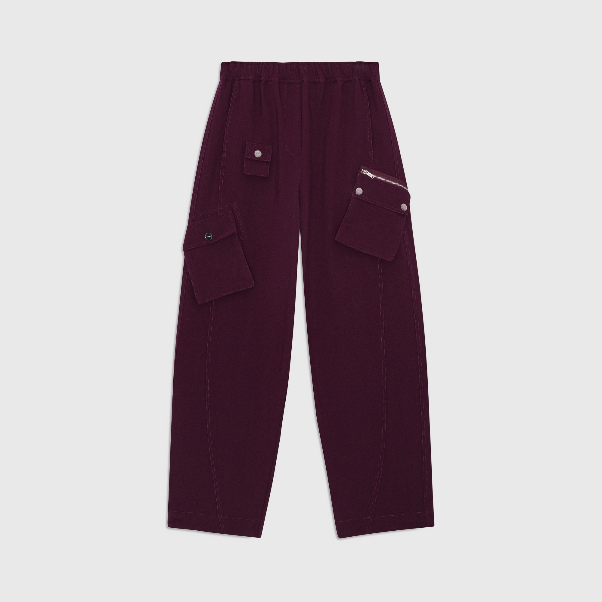Ganni Future Twill Suiting Elasticated Pants - Port Royal Sporty Vibe Light Coverage