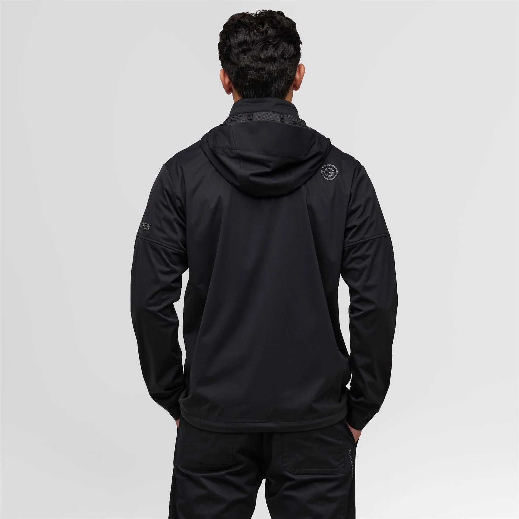 Weather Gear Luke CONCEPT Hooded Windproof Jacket Black