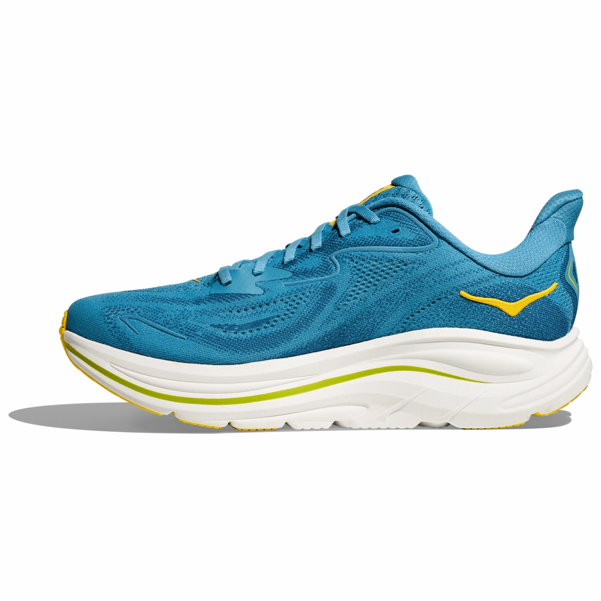Hoka One One Men's Clifton 10 Alpine Blue/Foggy Night Impact Resistant Toe Cap