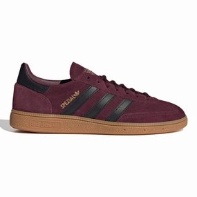 Ergonomic Footbed Compression Resistant Collar Adidas Men's Handball Spezial Maroon/Black/Gold