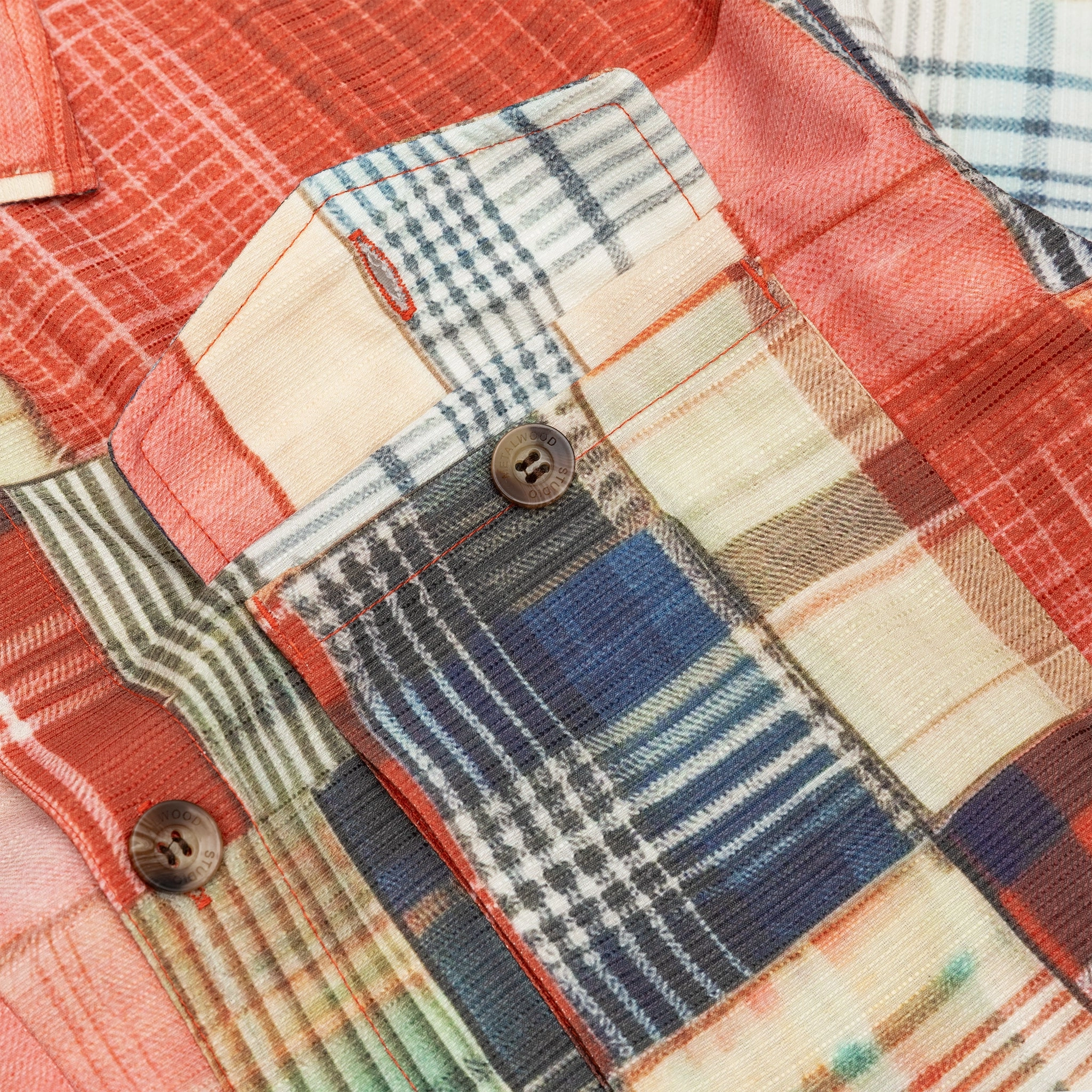 Chilly Weather Wear Easy Wear MADRAS PATCH EXPLORER SHIRT