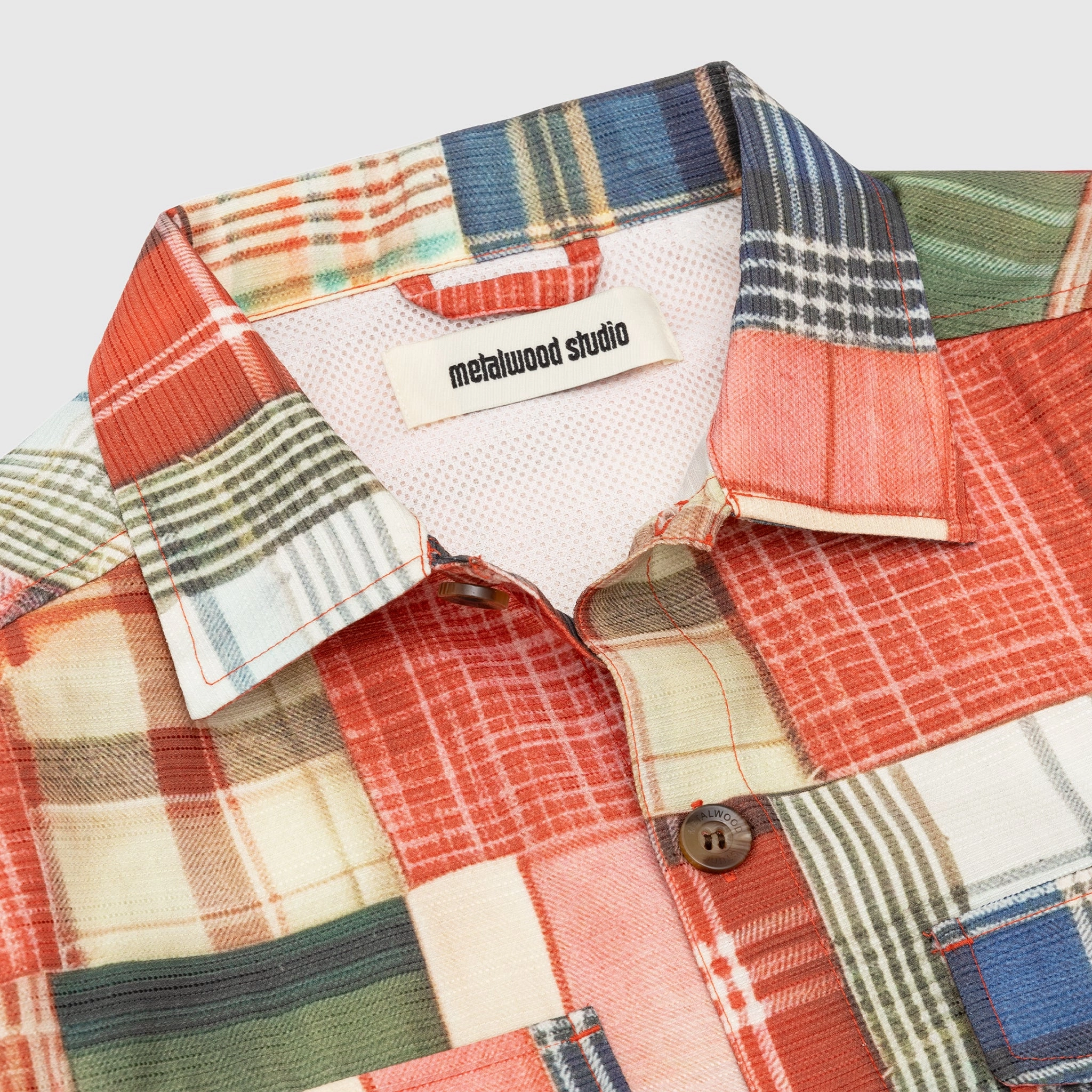 Beach Wear Weekend Wear MADRAS PATCH EXPLORER SHIRT