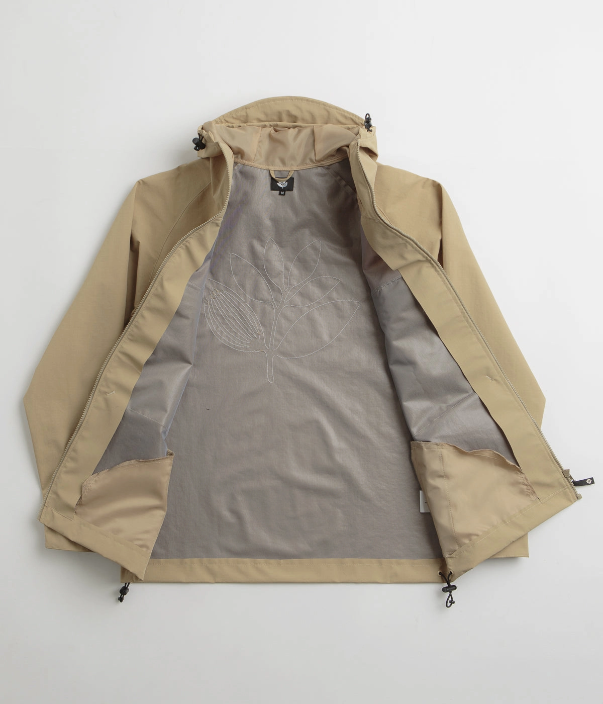 Magenta Storm Parka - Beige Ventilated Back Panel Outdoor Active