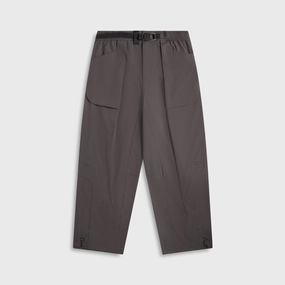 Maharishi 6081 Hemp Pleated Track Pants - Charcoal Work Essential