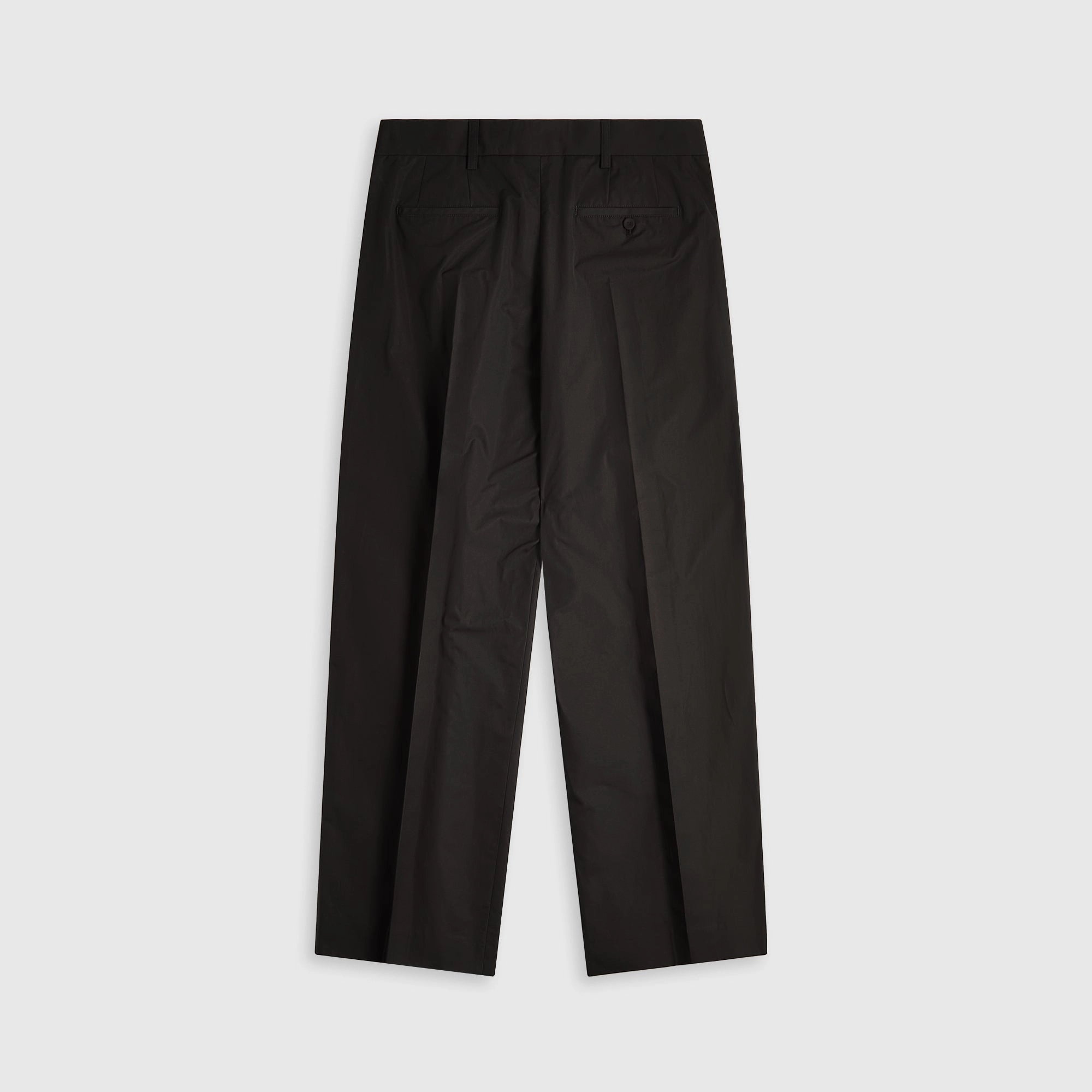 EcoFriendlyBlend Marni Compact Cotton Poplin Classic Trouser - Black