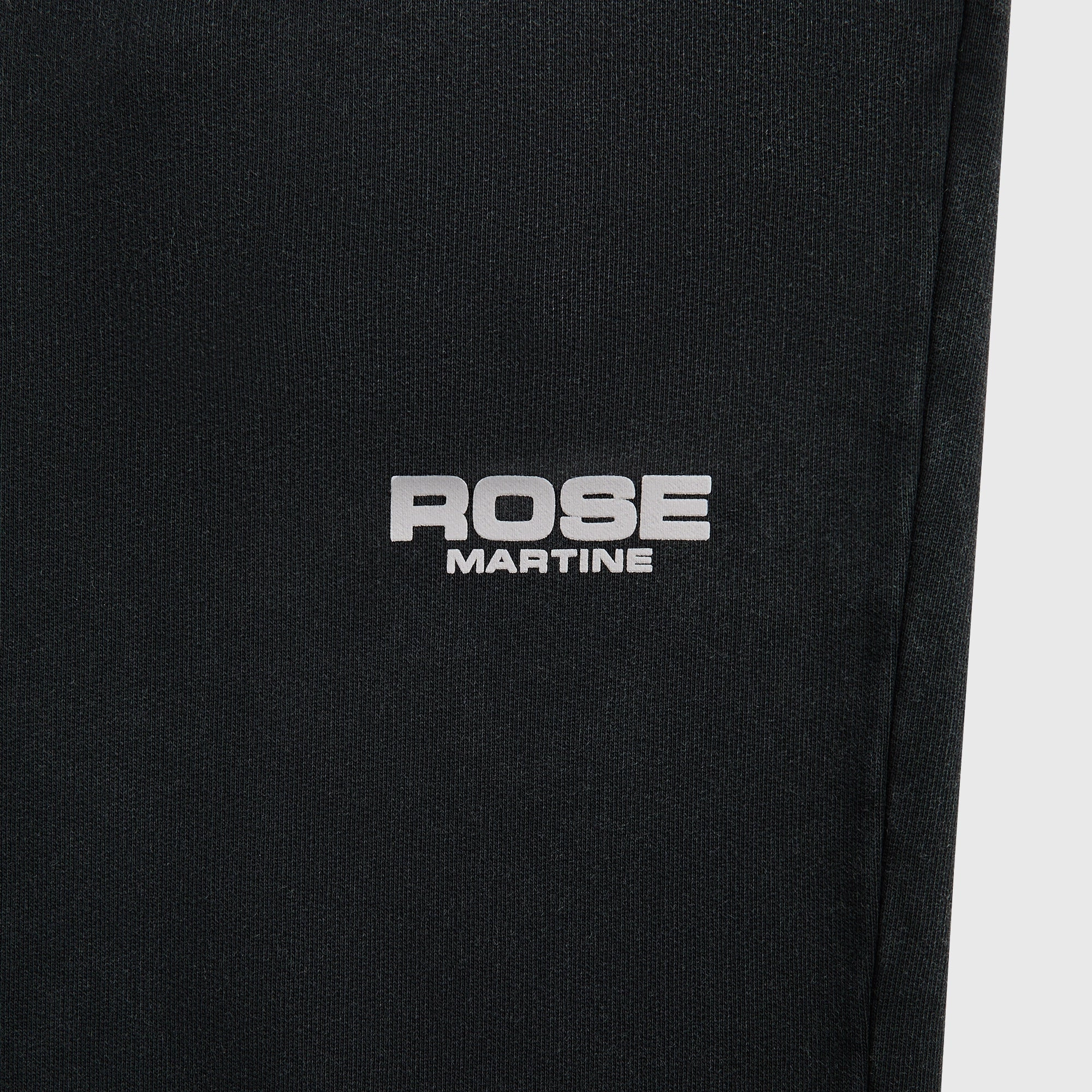 Martine Rose Wide Leg Trackpant - Black Washed Black Rose Tight Waist