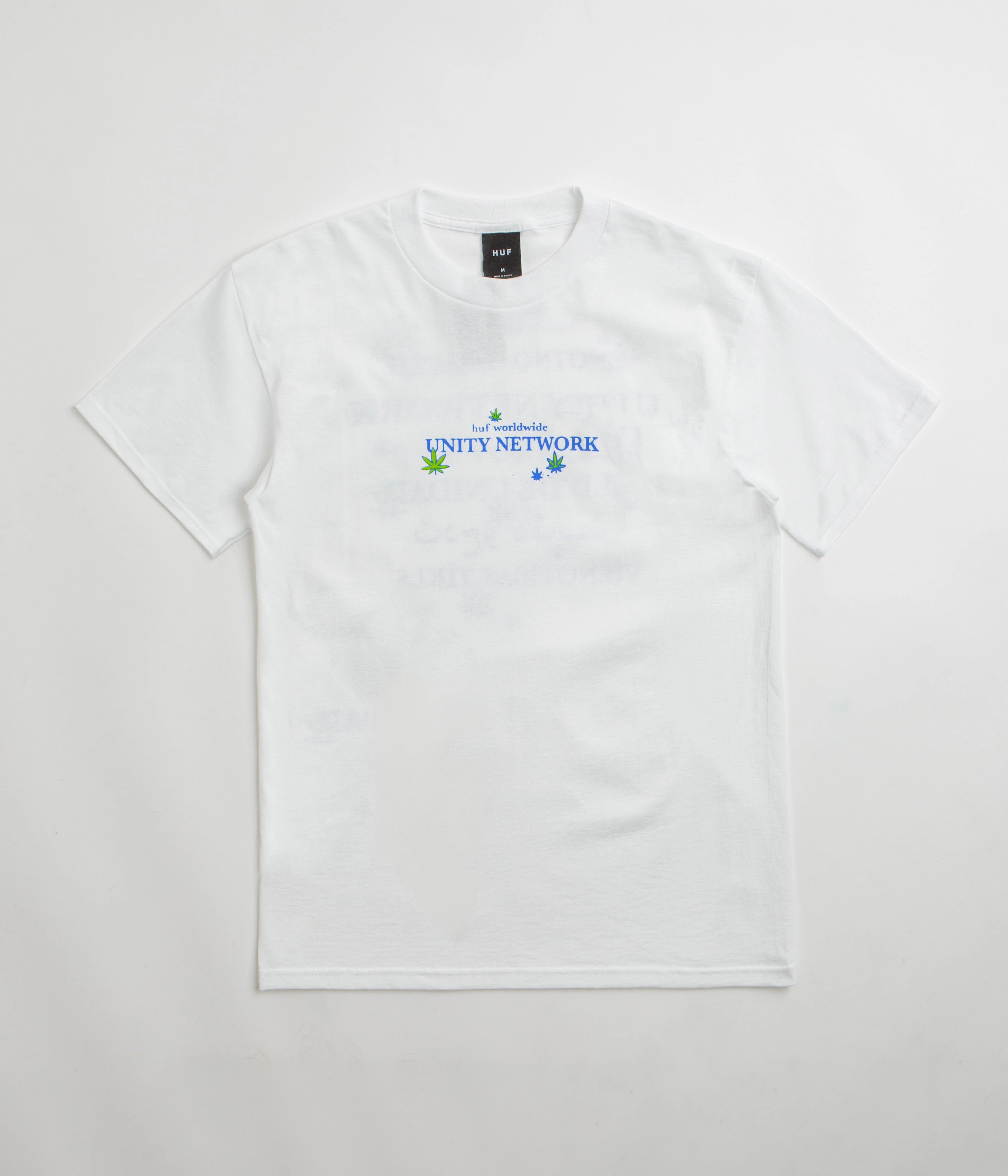 HUF Unity Network T-Shirt - White draping