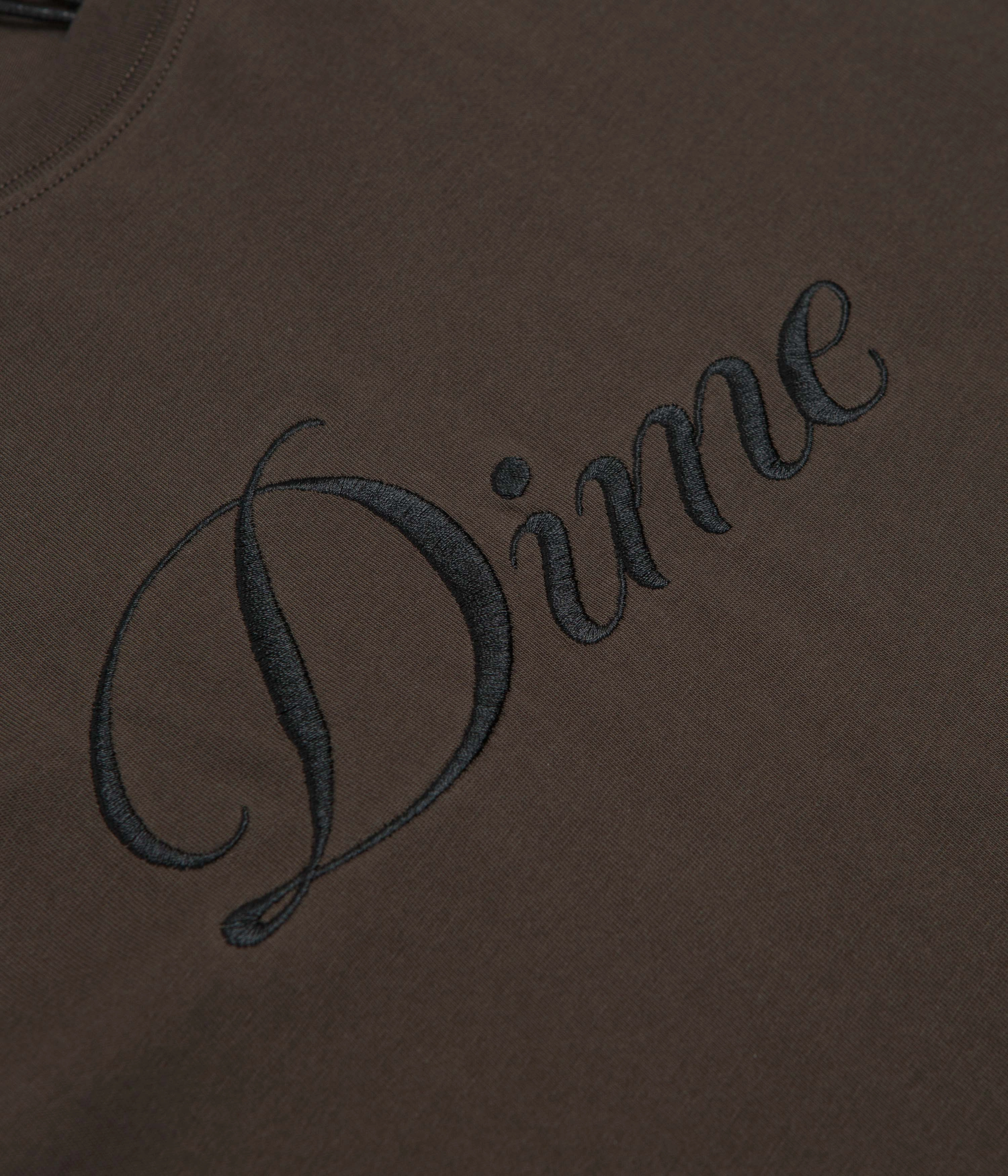 Dime Cursive T-Shirt - Vintage Black sunglasses