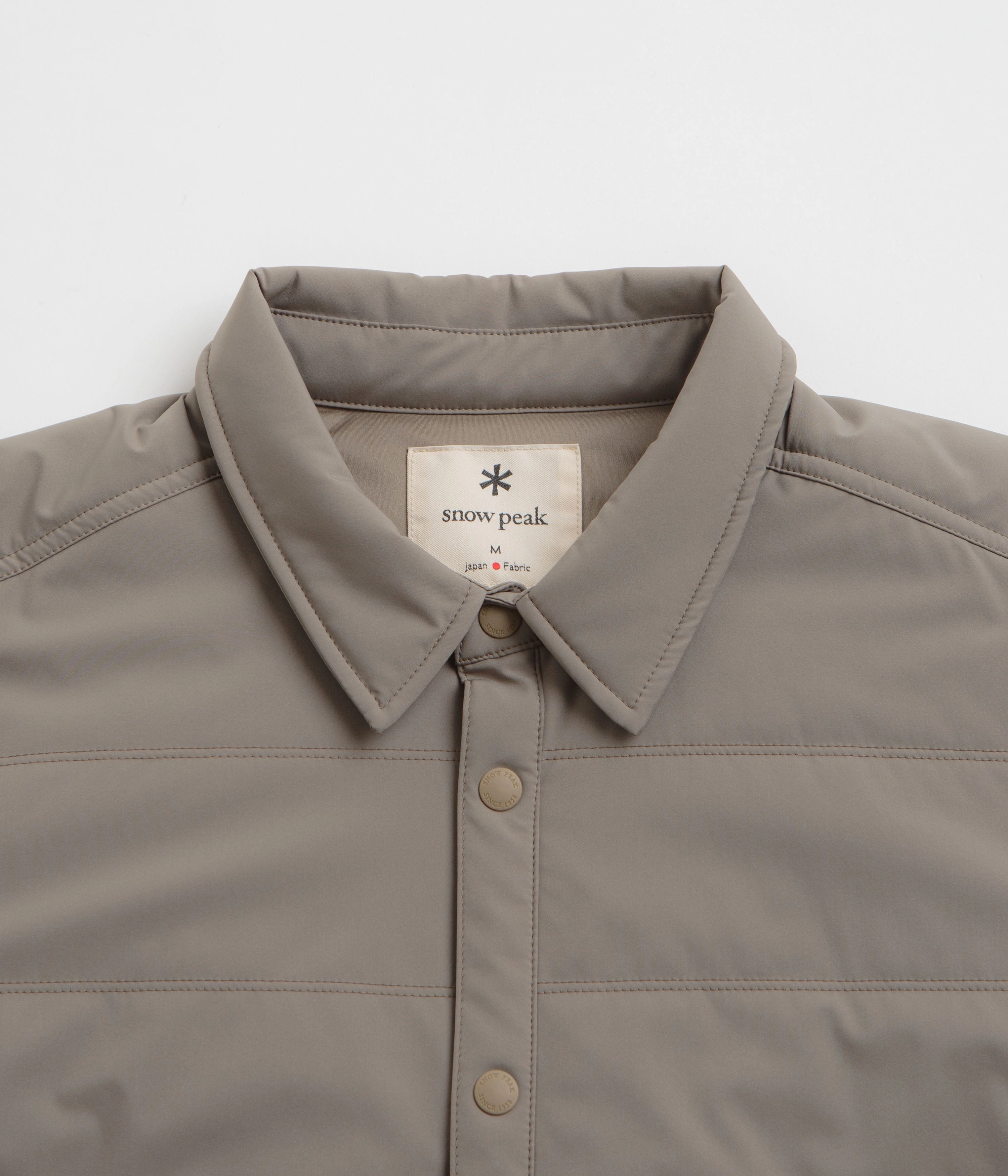 Snow Peak Flexible Insulated Shirt - Khaki UV Protective Coating
