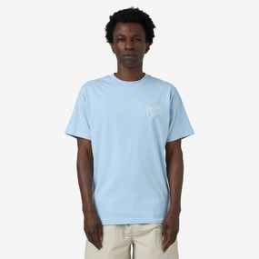 Museum Of Peace & Quiet Wordmark T-Shirt / Baby Blue Loungewear Zipped