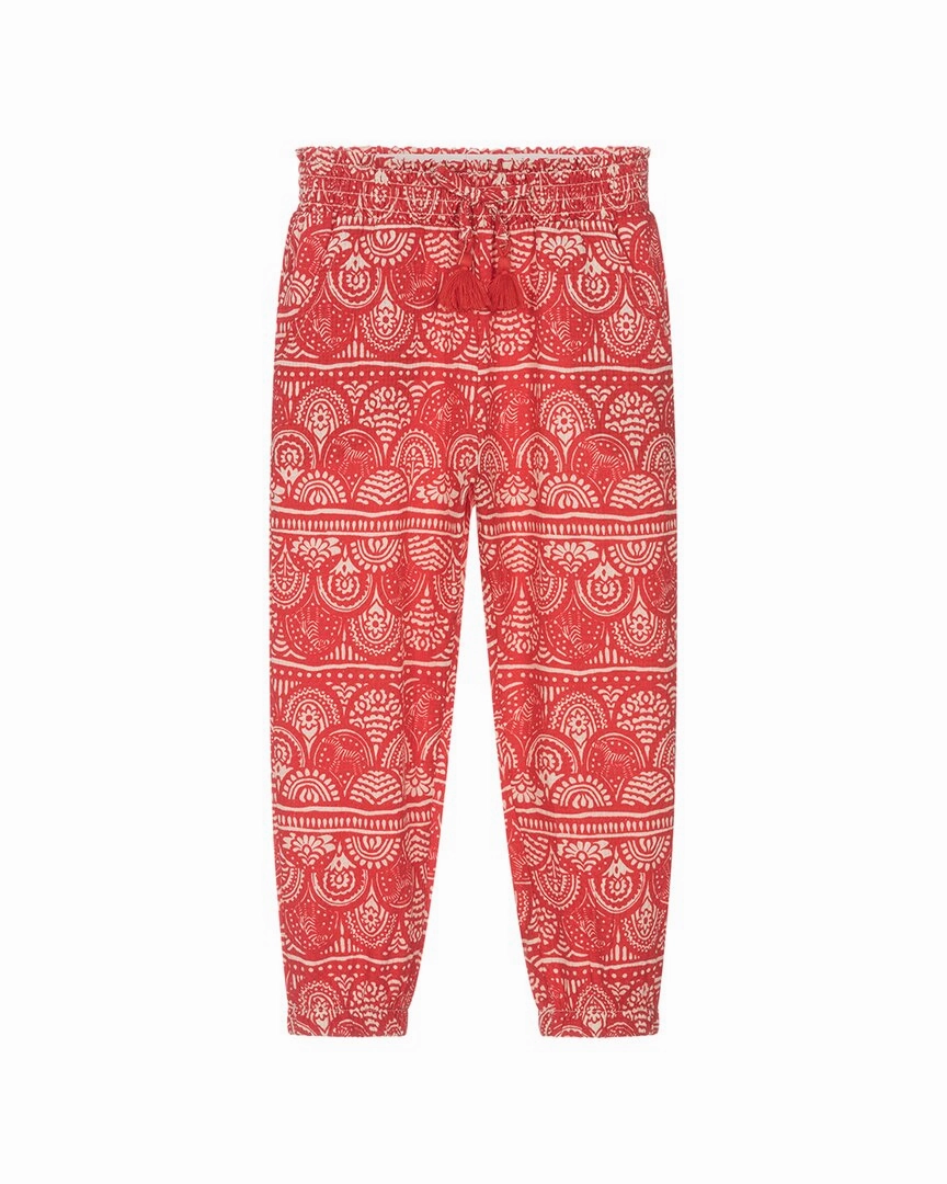 Mayoral Guipure Print Pants Day Wear Softened Hem