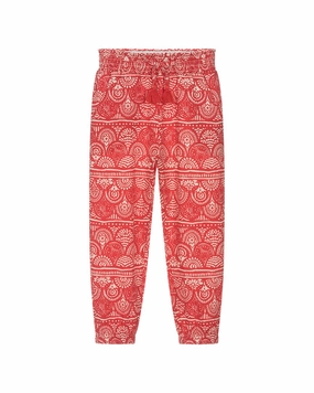 Mayoral Guipure Print Pants Day Wear Softened Hem