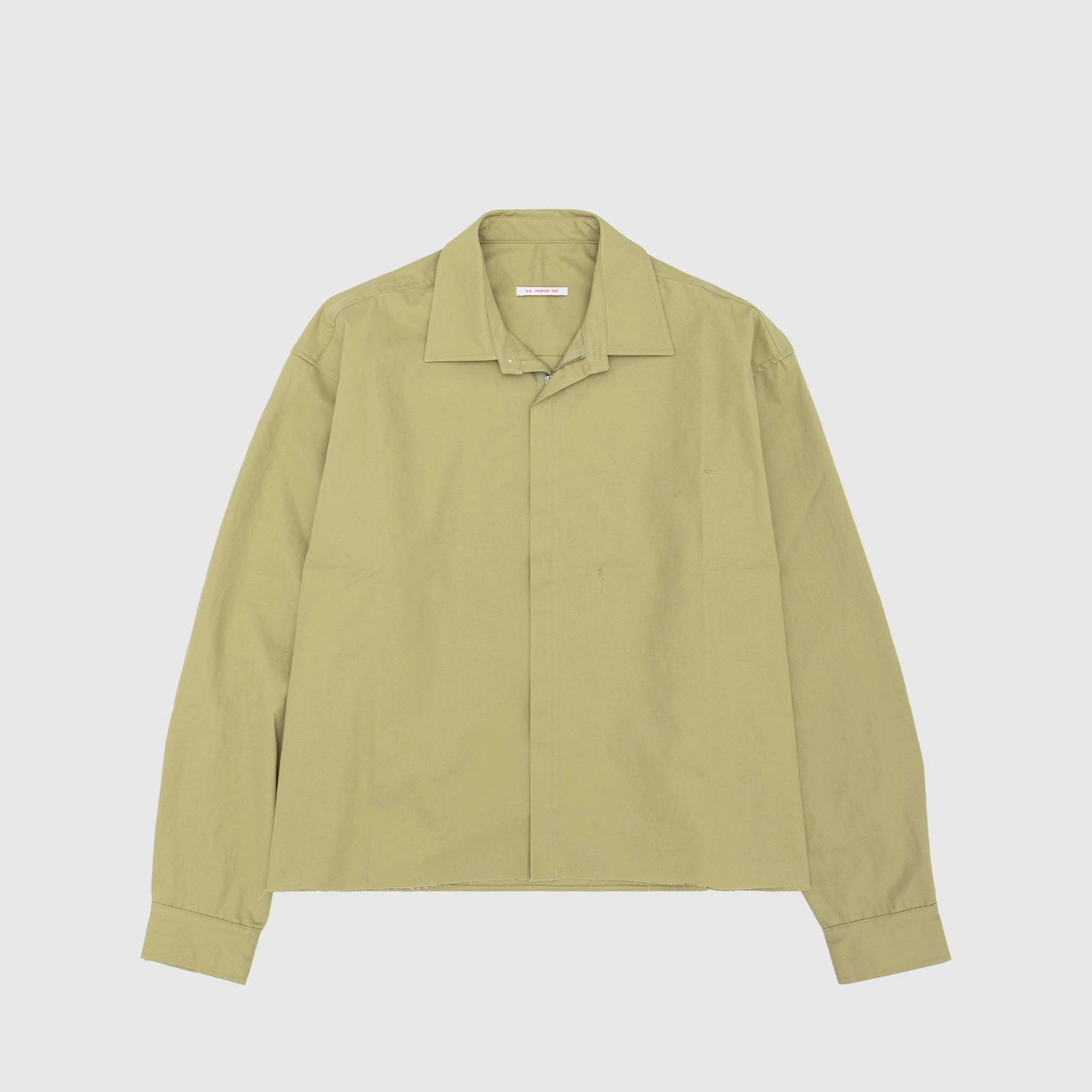 MECHANIC SHIRT Adjustable Cuff Closure Ribbed Trim