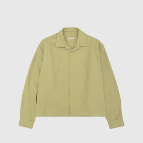 MECHANIC SHIRT Adjustable Cuff Closure Ribbed Trim