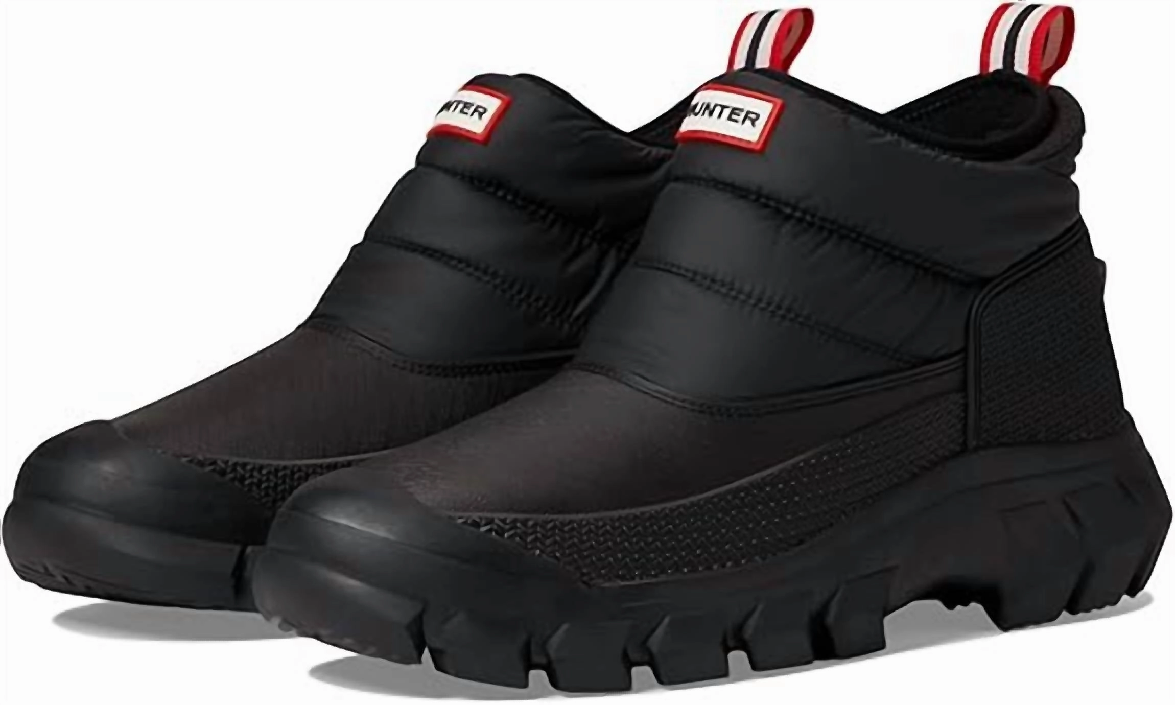 Thermal Core Snow Trekker Padded Interior Work Commute Men's Intrepid Ankle Snow Boot In Black