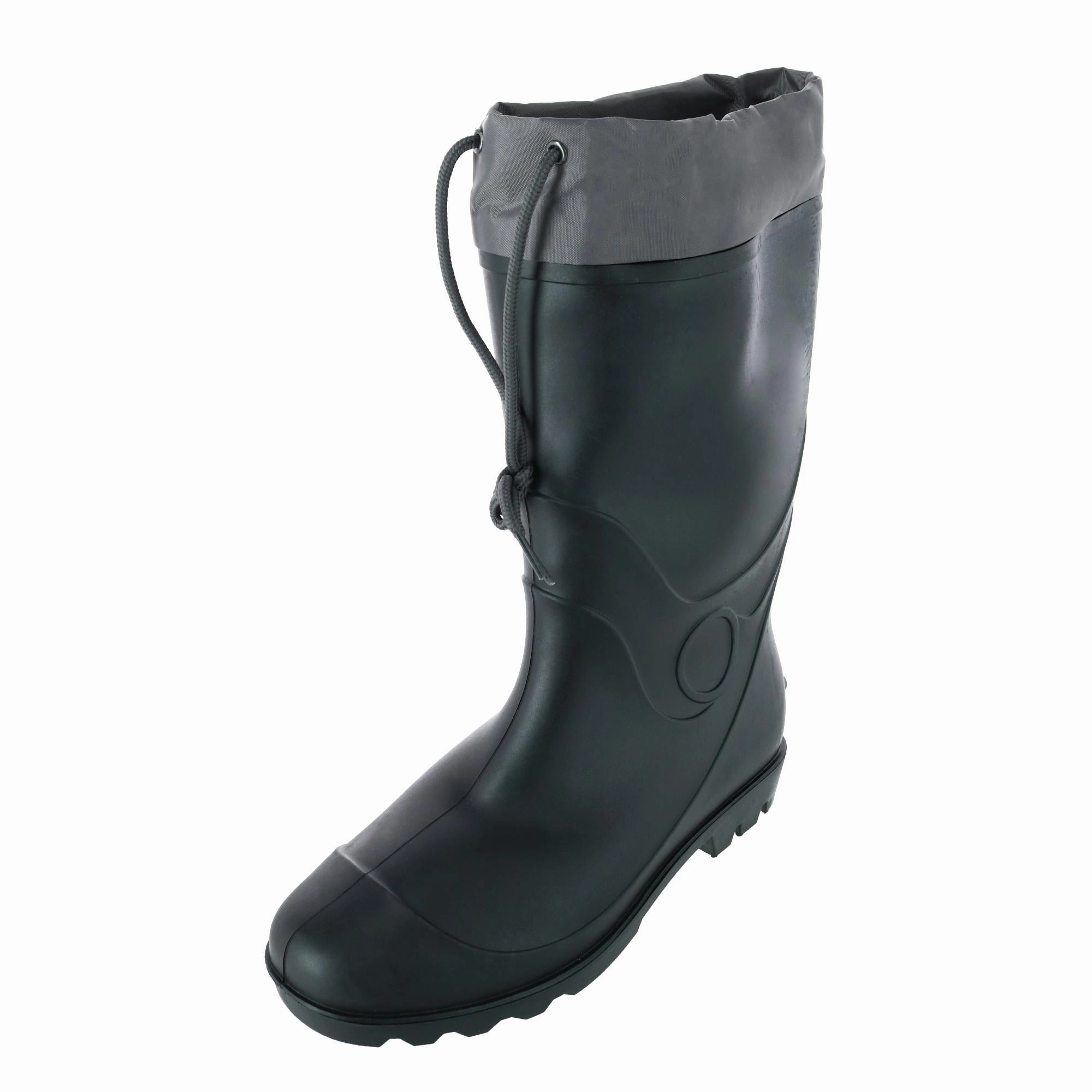 Men's Rubber Lightweight Rain Boot Waterproof River Crossing Rugged Built Comfort Seeker