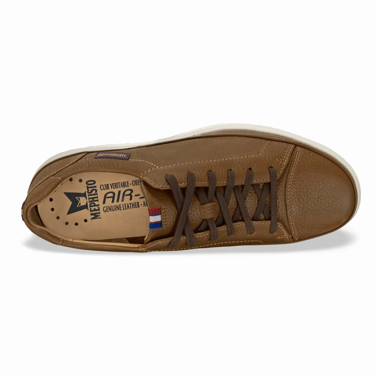 Mephisto Men's Thomas Hazelnut Leather High Cushion Lace   Up Style