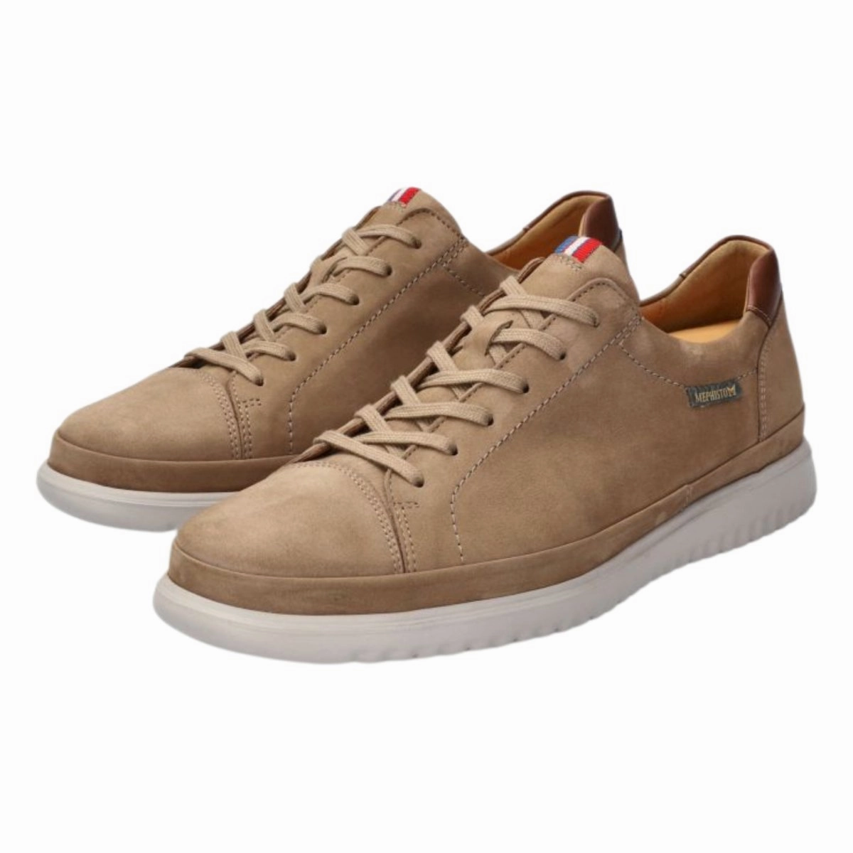 High Traction Design Mephisto Men's Thomas Taupe Leather