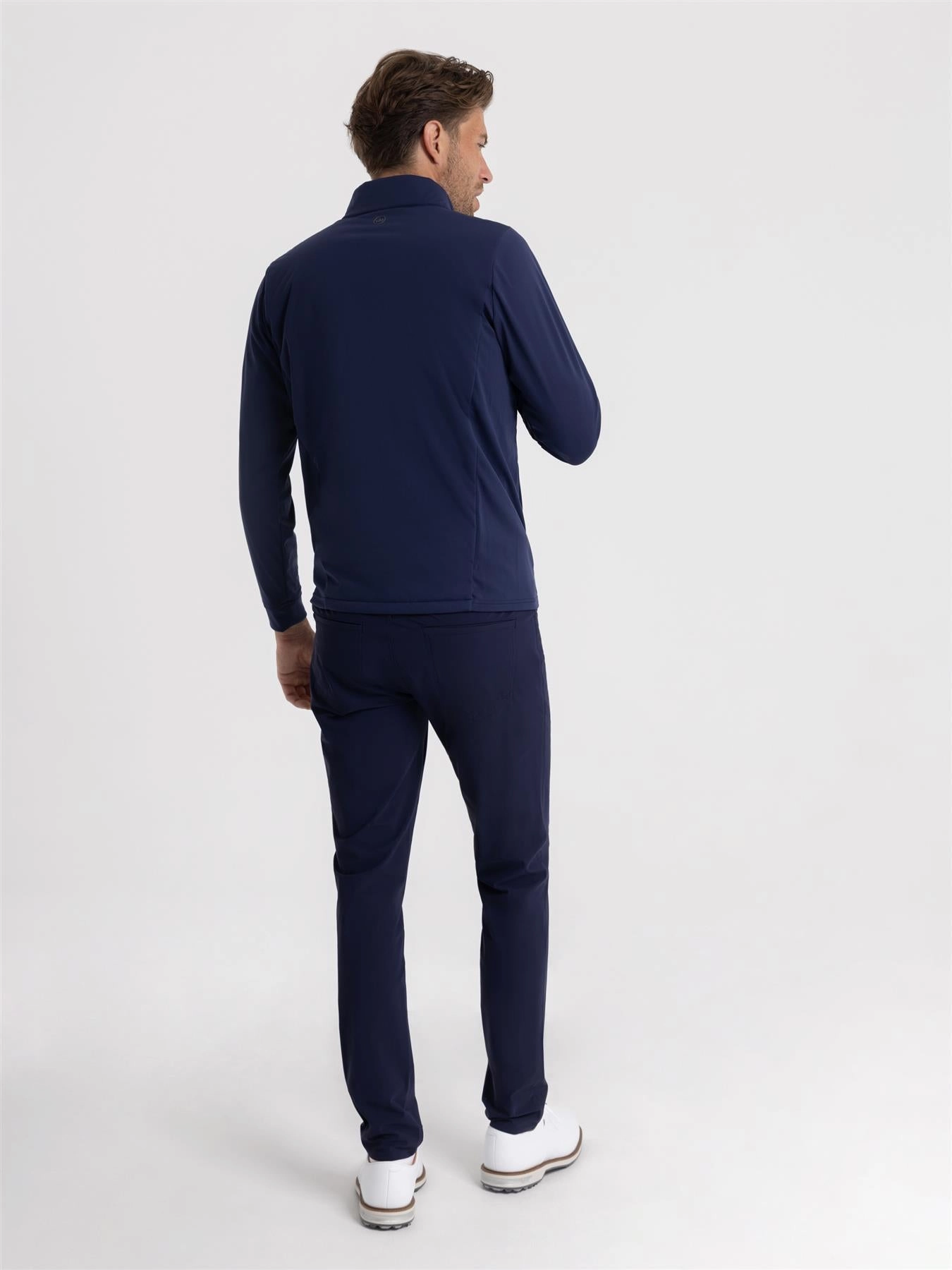 Merge Hybrid Jacket Navy Soft Touch Interior