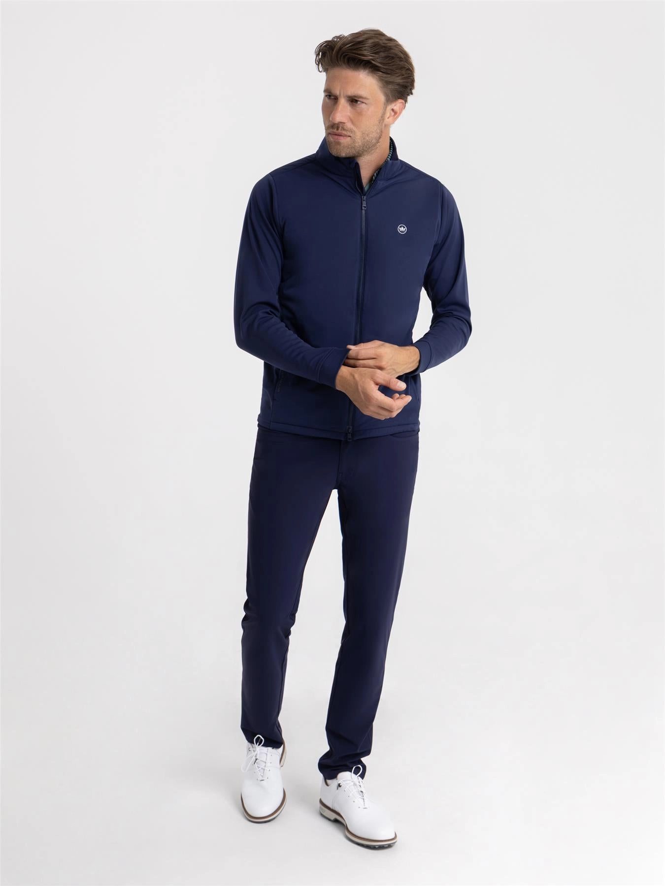 Help Merge Hybrid Jacket Navy