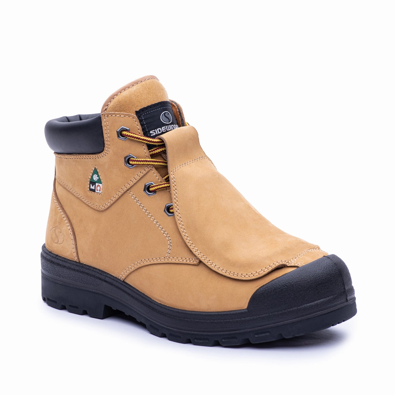 Met-Lite  Tan 6" Steel Toe Metguard work boots 634 - Limited Sizing Gold Shine