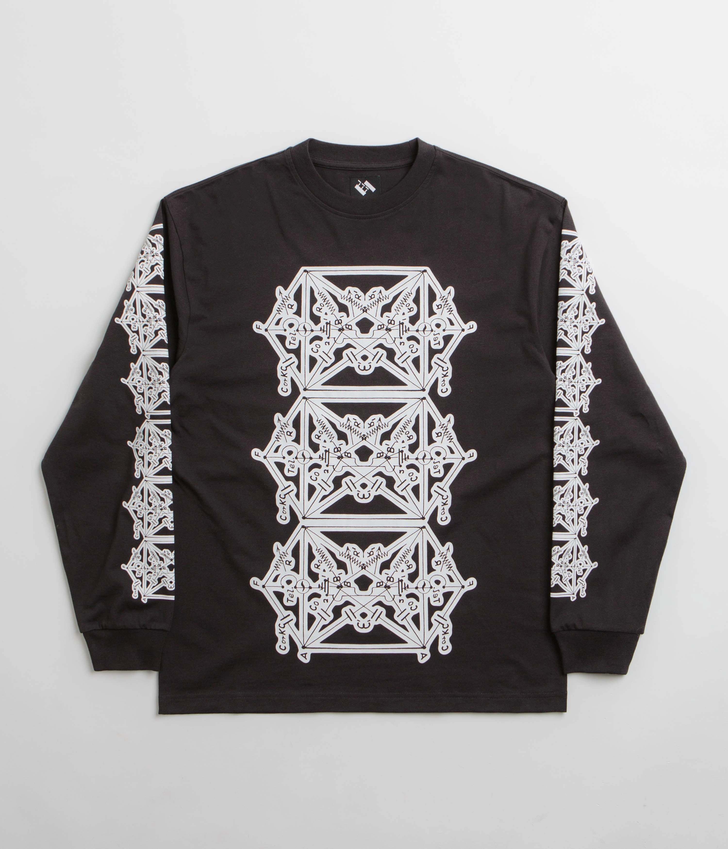 Comfortable The Trilogy Tapes Envelope Goat Long Sleeve T-Shirt - Black