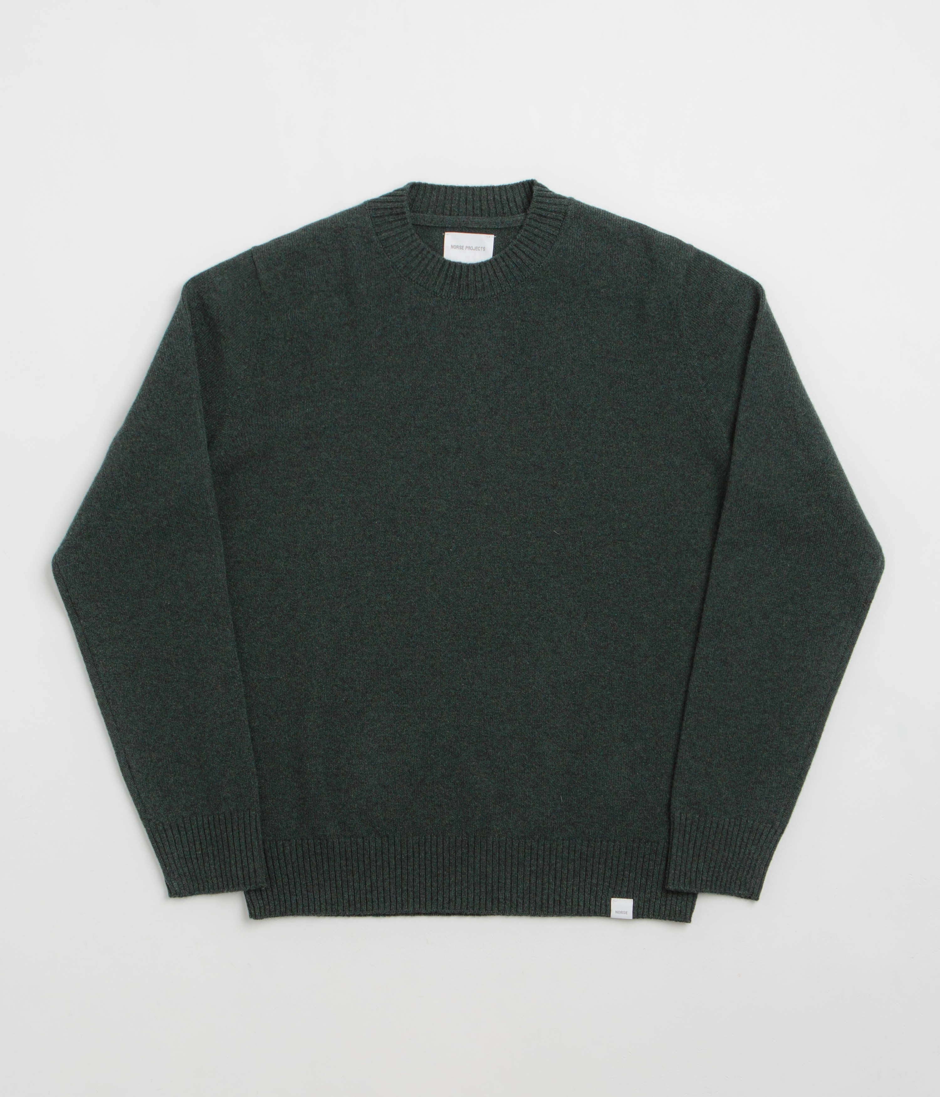 right for beach trips Norse Projects Standard Merino Crewneck Sweatshirt - Forrest