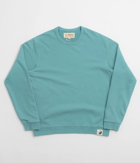 Hiking wear keychain accents Mollusk Max Crewneck Sweatshirt - Faded Sapphire